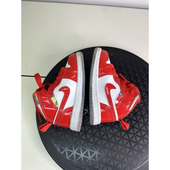 Nike Air Jordan Retro 1 Mid SE 'Barcelona Sweater' Size 6C GS Kids DC7250 600 - Picture 3 of 8